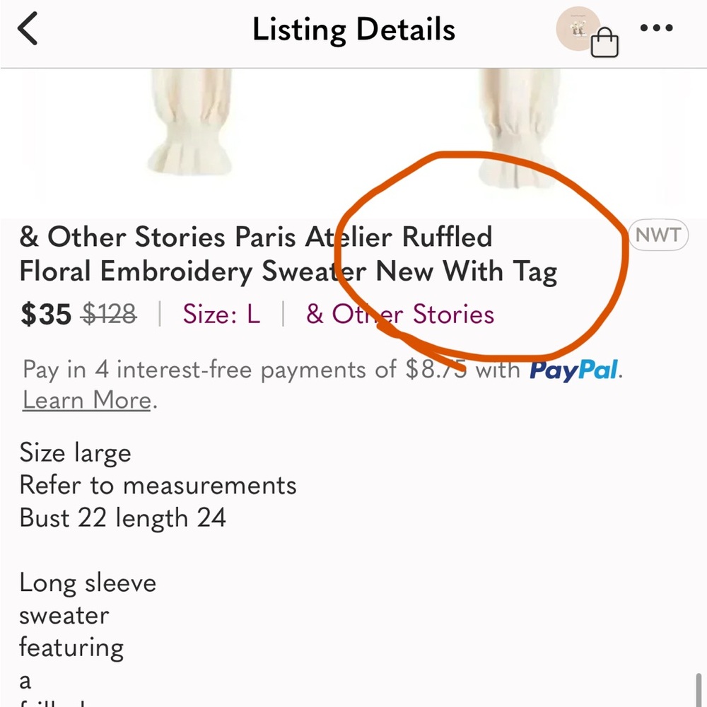 Poshmark Message Screenshot - Picture 7 of 10